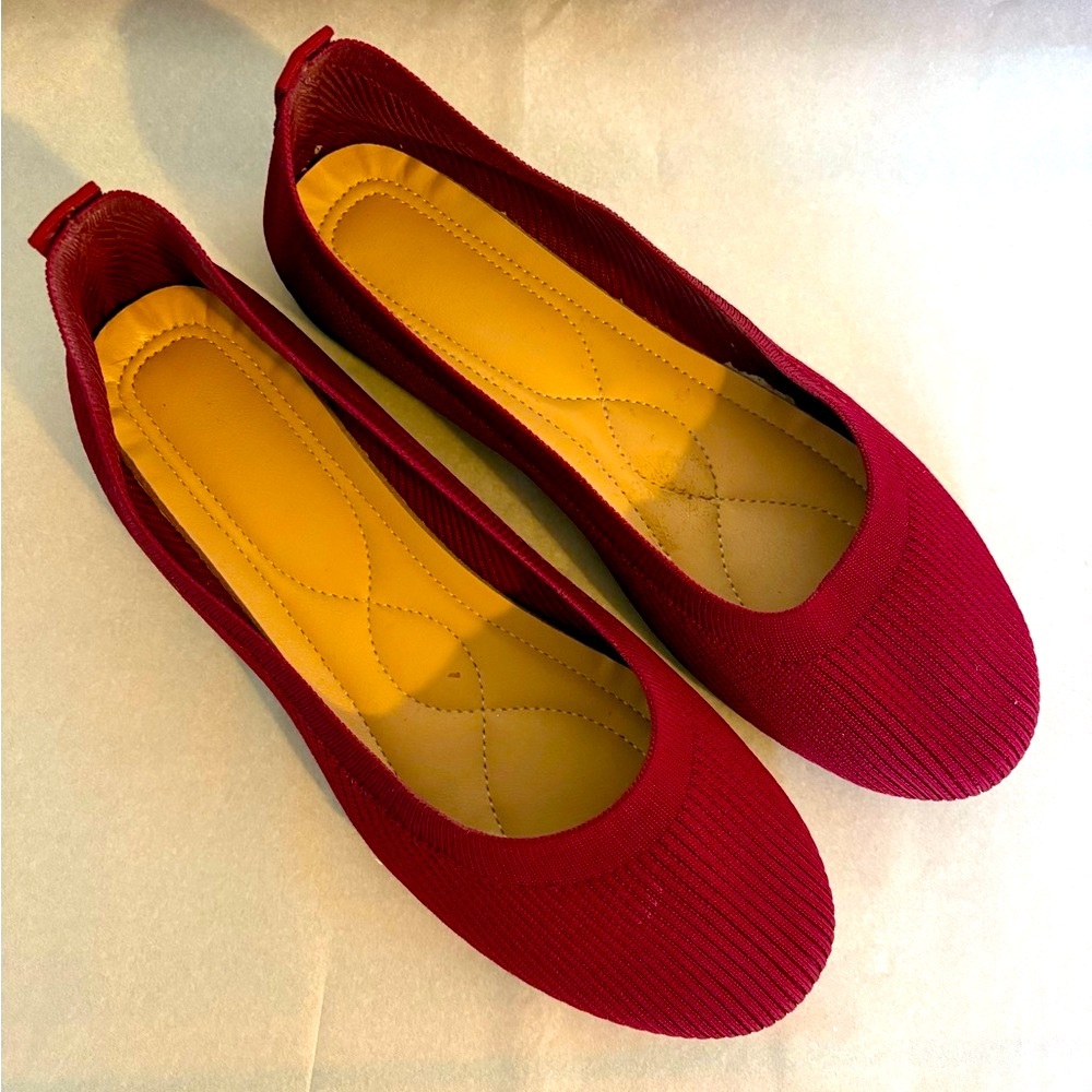 5/$25 Red Women's Flats